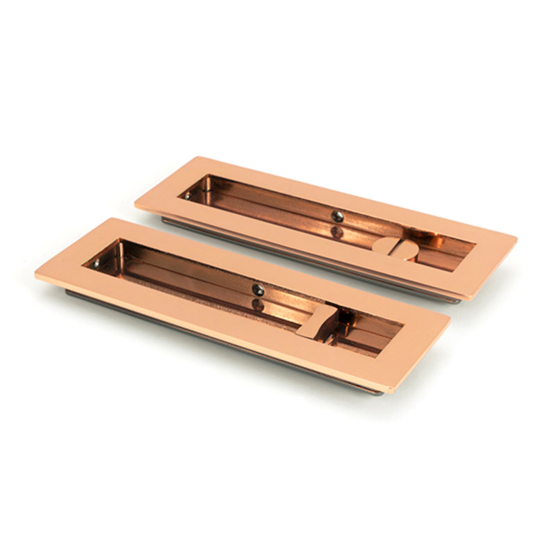 Door accessory, 17.5cm H x 6cm W x 1.3cm D, Polished Bronze