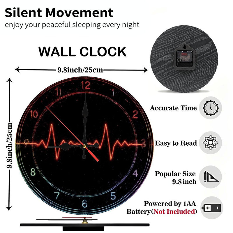 Horloge avec cadran lumineux