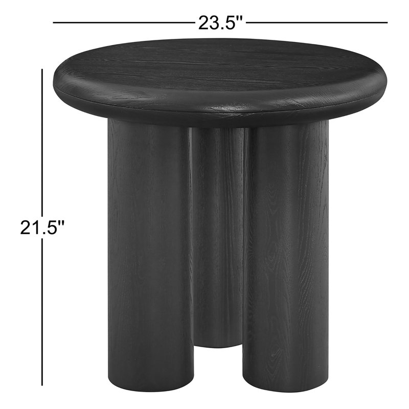 Hadi End Table, Black