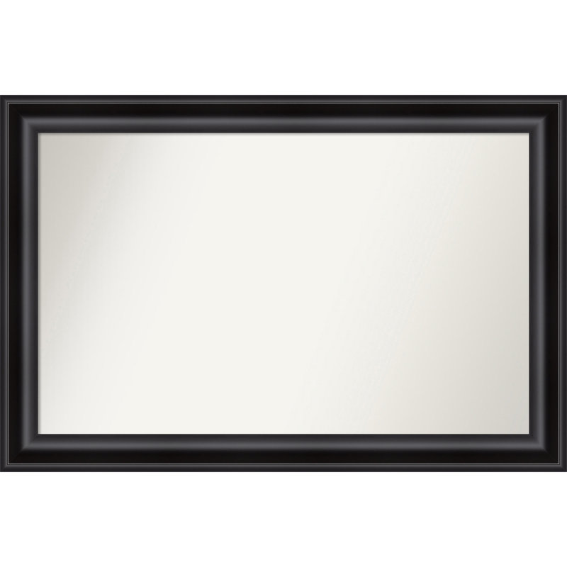 Miroir d'appoint mural en plastique Churchton, 31,75 po x 47,75 po