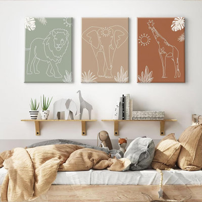 3 Piece Wrapped Canvas Print