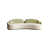 Green/Beige Faux Leather