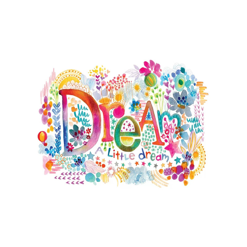 Dream A Little by Stephanie Corfee - Wrapped Canvas Gallery-Wrapped Canvas Giclée, 66.04 cm H x 45.72 cm W x 1.91 cm D