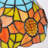 14-Inch Tall Colorful Sunflower Resin Base Table Lamp, Tiffany-Style Desk Lamp Fixture