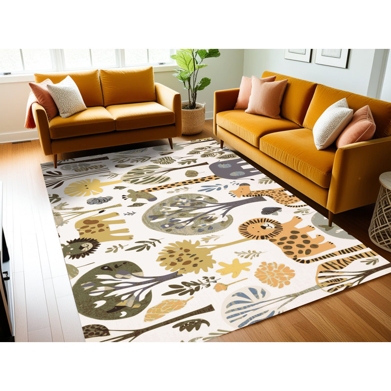 Tapis lavable Indigo, Rectangulaire 2 pi x 3 pi