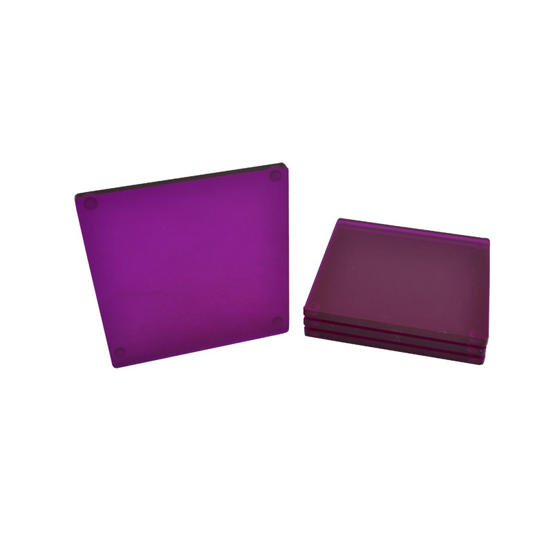 Sous-verre lucite, Mauve