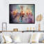 «Chandelier Impressionistic Splendor Pointillism», reproduction d'art sur toile-1314957793-1315763824