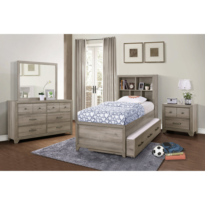 Kareem 3 Drawer Nightstand with USB