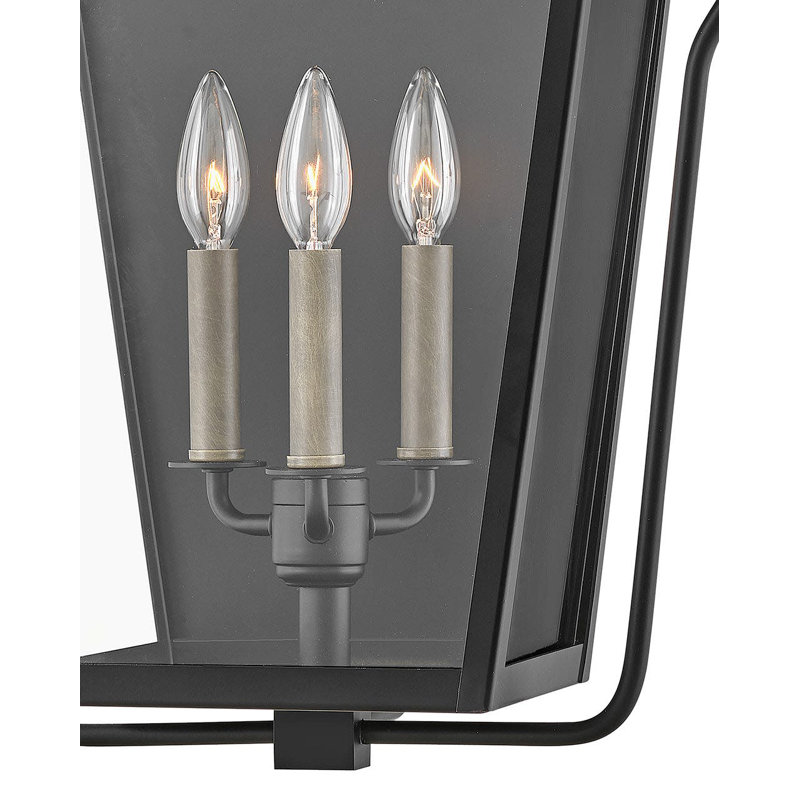Yale Medium Wall Mount Lantern, 25" H x 17" W x 10.5" D