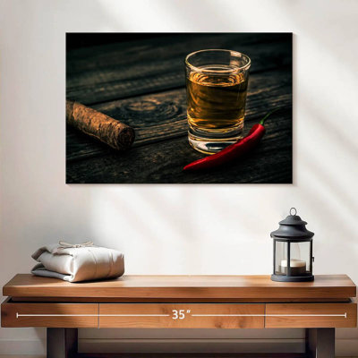 Cigare et alcool épicé