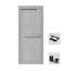 Trous pré-percés en MDF pour porte de grange Assemblage facile - Porte simple, quincaillerie non incluse-104428821-92412968