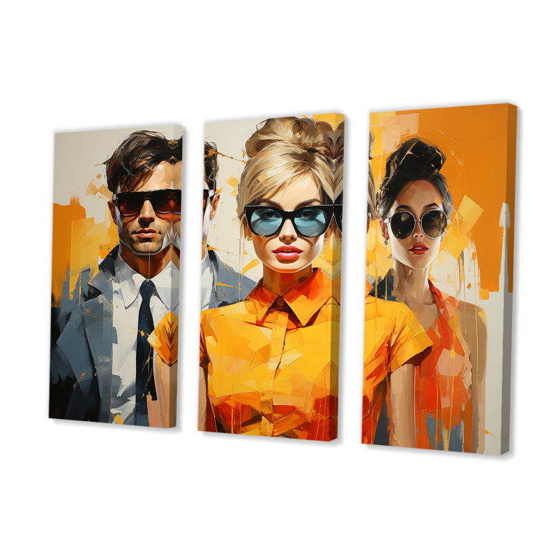 Ensemble de salon Celeb Collage - Pop Wall Art, H 28 po x l 36 po
