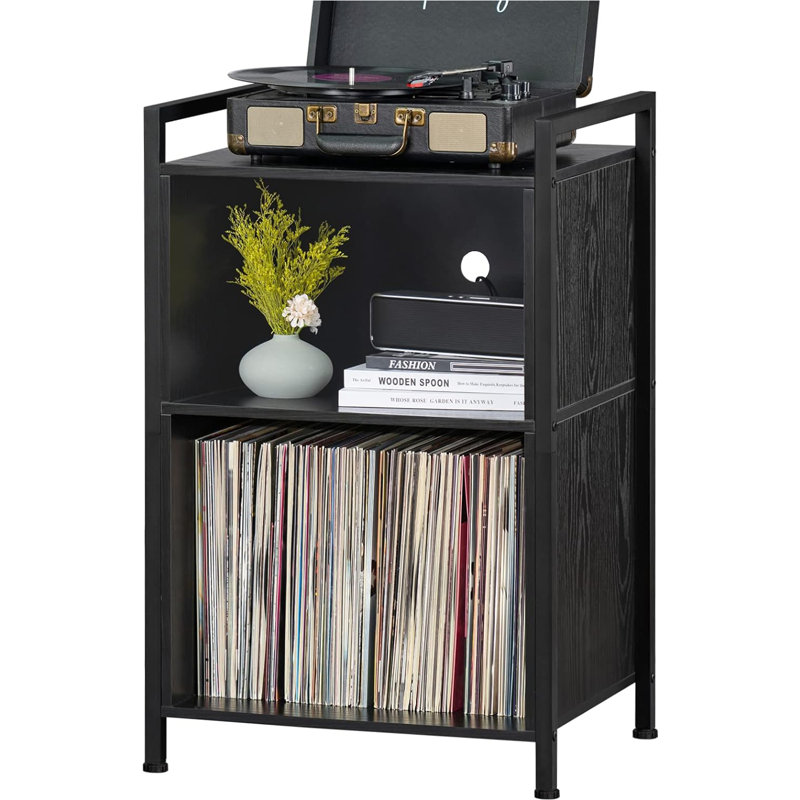 Metal 31.1'' H Media Shelves