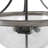 Vauxhall Glass Semi Flush Mount
