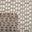 Tapis en laine / coton à tissage plat Ambriz brun clair / ivoire-442656707