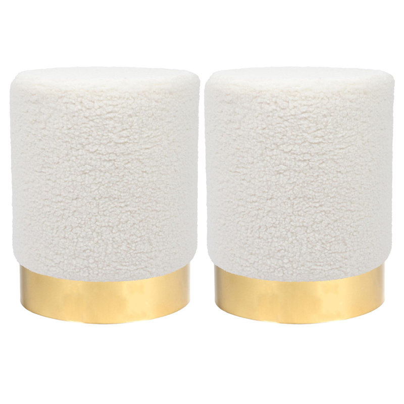 Fabric Accent Stool