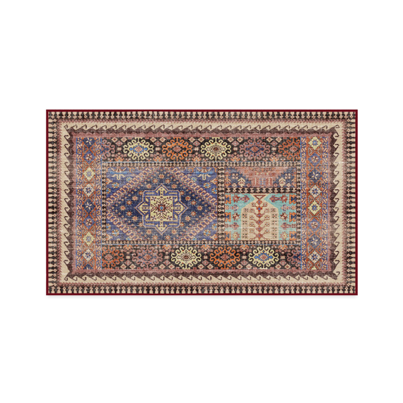 Système de tapis et de coussins 2 pièces Rumi, Rectangulaire 3 pi x 5 pi