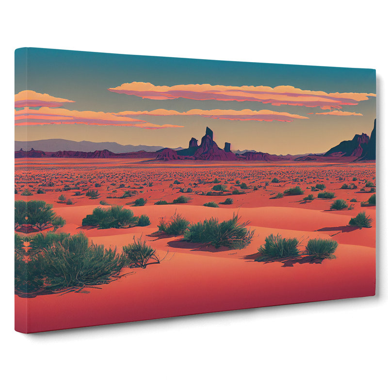 Traditional Desert - Wrapped Canvas, 50cm H x 76cm W x 3cm D