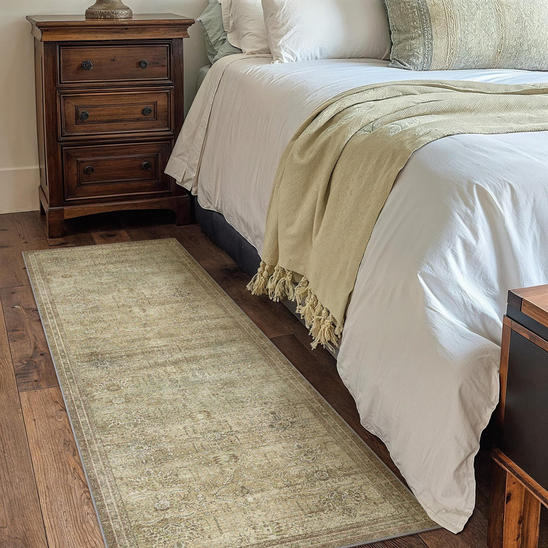Tapis oriental Royalston Performance, Tapis de couloir de 2 pi x 7 pi