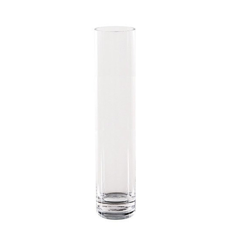 Vase cylindrique, H 12 po x l 4 po x P 4 po