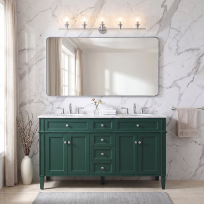 Ensemble de meuble-lavabo double 60 "Rivers