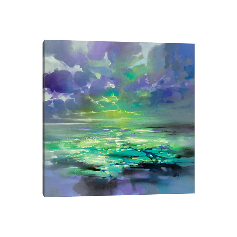 Electric Green by Scott Naismith - Wrapped Canvas Print, 30.48cm H x 30.48cm W x 1.905cm D
