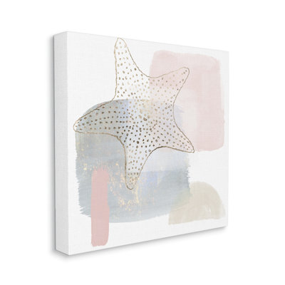 Az-965-Framed " Contemporary Glam Starfish " by Christine Zalewski