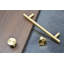Cabinet Knobs Cabinet Handle Brushed Brass, Kitchen Drawer Bathroom Dresser Knobs Handles