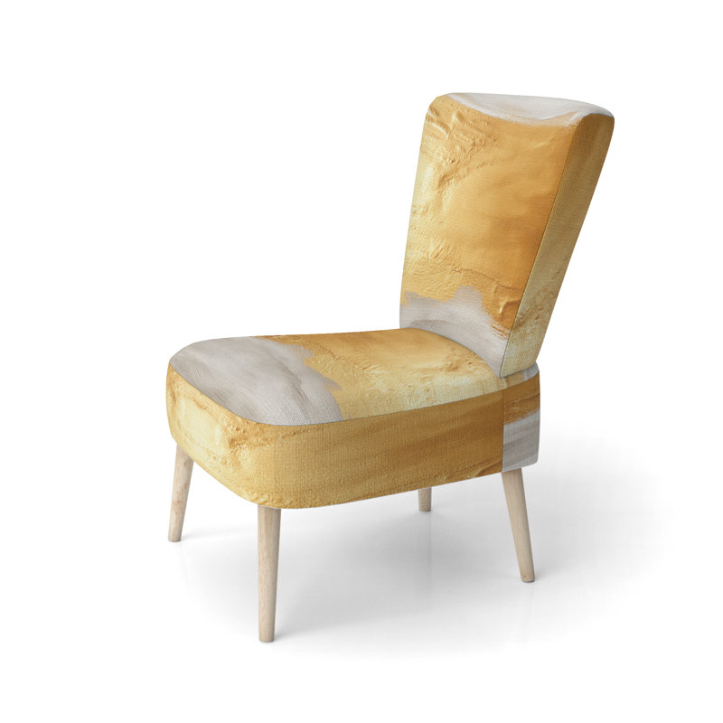 Out To Sea - Chaise d'appoint rembourrée nautique et de plage, Purple Velvet