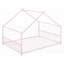 Lit double pleine grandeur en métal - Aucun sommier requis, robuste et robuste Spacieux (L 77,6 po x l 55,5 po x H 57,1 po)-1340846720