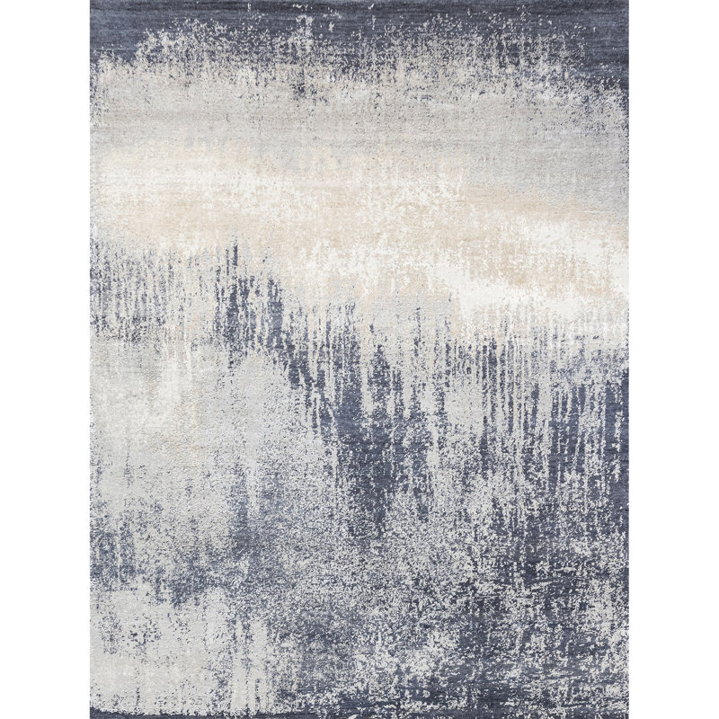 Hand Knotted Indoor Rug, Rectangle 5' x 8'