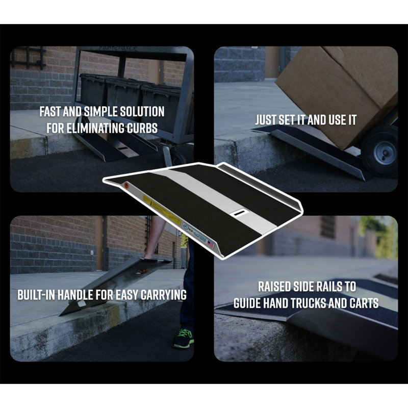 EZ-ACCESS Metal 2.25'' L Portable Ramp