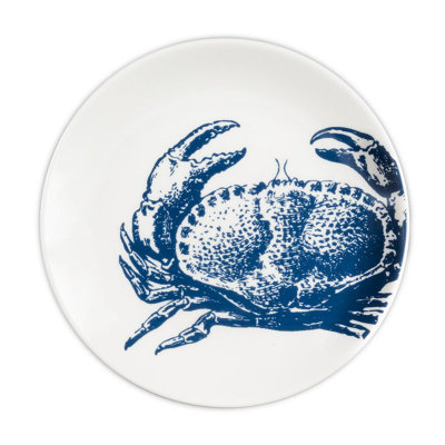 Set Of 4 Crab Appetizer Plate