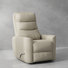 Casarez 31" Upholstered Manual Swivel Glider Recliner with Recessed Arms