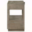 Table de chevet 2 tiroirs Taupe