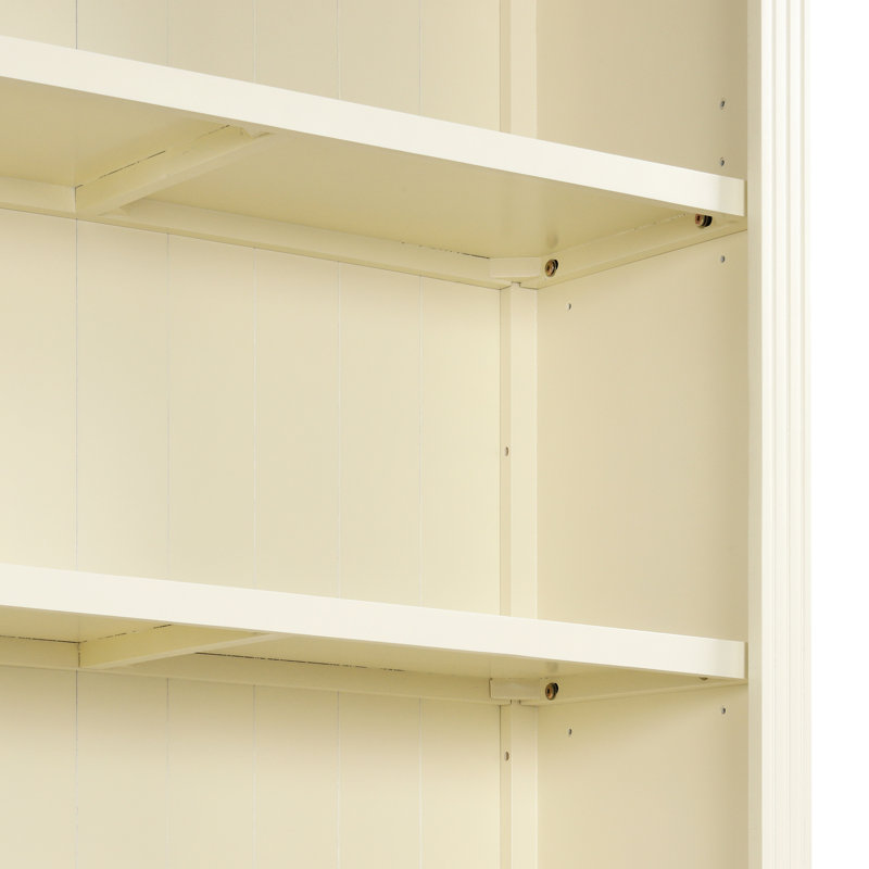 83 tablettes de rangement de 83 po de hauteur avec DEL à trois couleurs, tablettes réglables, beige et jaune, convenant à un ensemble de vidage de bibliothèque de décor de salon, trou de câble, 85,3 po de hauteur, différentes pièces jaunes