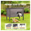 Abri pour chat extérieur en bois avec toit et volets de porte en PVC