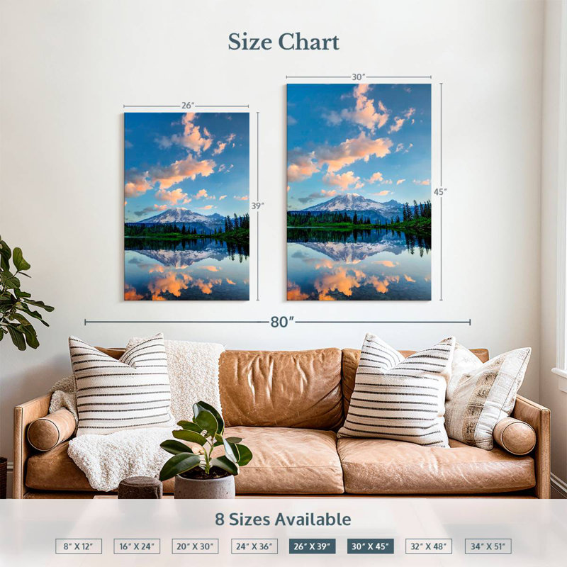 Alvord Mt. Rainier Afternoon, 39" H x 26" W