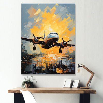 " In Flight Plane Horizons II " Print