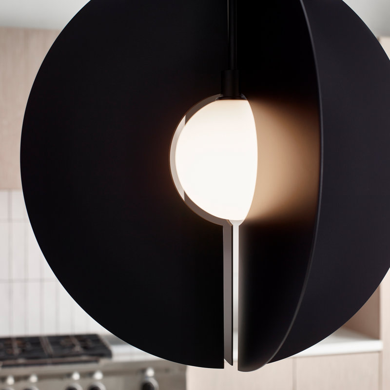Orbel 1 - Light LED Pendant, Matte Black, Yes