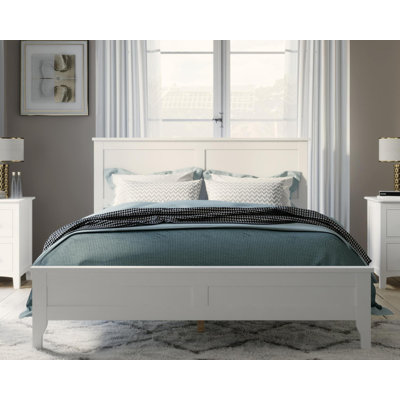 Modern Solid Wood Full Size Platform Bed by Latitude Run