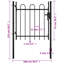Catherin 124.46 cm H x 99.06 cm W Gate Fencing