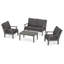 Ensemble de chaises à assise profonde 4 pièces Braxton-131408590-131408587