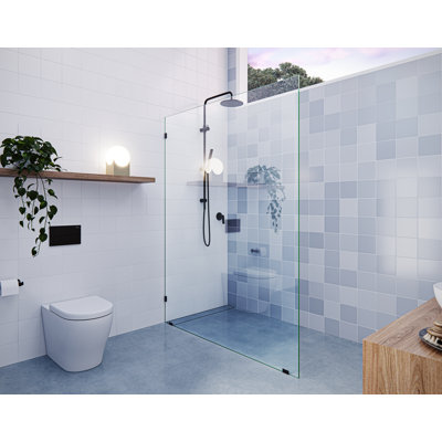Panneau de douche simple fixe sans cadre 60 po x 78 po Vela