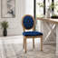 Chaise en bois massif avec garniture cloutée-1034788899