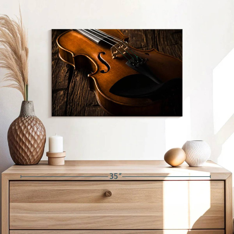 Abarca Violin Woodgrain, 16" H x 24" W