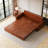 3-in-1 Convertible Sofa Bed with Nailhead Trim and Rolled Arms-806966482