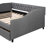 Full Size Upholstered Daybed With Two Drawers, Gray, Solid Build System Robust Base-659963080