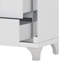 Commode pour chambre très brillante avec 6 tiroirs et poignée en métal-214976803