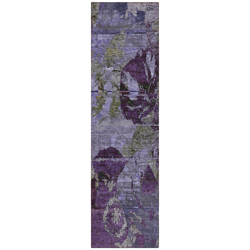 Oatfield Abstract Indoor Rug, Runner 2'3" x 7'6"